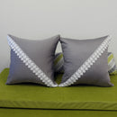 Alejandra Throw Pillow Covers (2PC) 18 X 18 Inches 100% Cotton Sateen