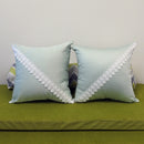 Alejandra Throw Pillow Covers (2PC) 18 X 18 Inches 100% Cotton Sateen