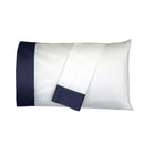 Pillow case with Navy color Cuff
