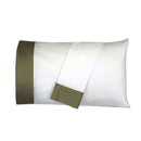 Pillow case with Sage Green color Cuff