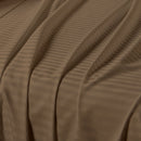 King Flat Sheet 110 X 102 Inches - Damask Stripe 100% Egyptian Cotton