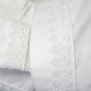 alejandra embroidered sheet set close up image