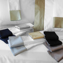 Cuffed pillow pillowcases with different colors
