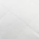 Quilted Pillow with Grey Duck Feather and Down Alternative