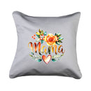 Mom Throw Pillow Cover 18 X 18 Inches 1000 Thread Count Cotton