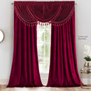Heavyweight Velvet Waterfall Valance 57”Wx37”L (Single)