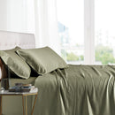 Flex Top King 100% Bamboo Viscose Sheet Set-Royal Tradition-SAGE-Egyptian Linens
