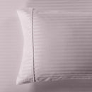 Damask Stripe 600 Thread Count Pillowcases (Pair)-Royal Tradition-King Pillowcases Pair-Lilac-Egyptian Linens