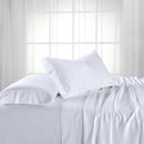 Top Split Flex King Sheet Set - Bamboo Cotton (Hybrid)-Royal Tradition-WHITE-Egyptian Linens
