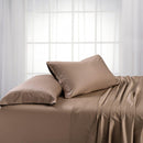 Top Split Flex King Sheet Set - Bamboo Cotton (Hybrid)-Royal Tradition-TAUPE-Egyptian Linens