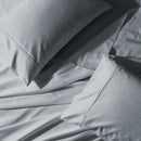 Flex Top King Sheet Set - Percale Woven-Abripedic-GRAY-Egyptian Linens