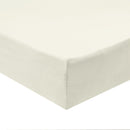 Top Split Flex King Fitted Sheet Only - Solid 340 Thread Count-Royal Tradition-Ivory-Egyptian Linens