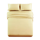 Luxury & Heavy 1000 Thread Count Solid Sheet Set-Royal Tradition-Queen-Gold-Egyptian Linens