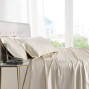 Split California King Sheets - Cooling 100% Bamboo Viscose-Royal Tradition-Ivory-Egyptian Linens