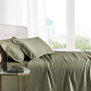 Split California King Sheets - Cooling 100% Bamboo Viscose-Royal Tradition-Sage-Egyptian Linens