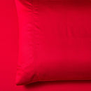 100% Bamboo Viscose Pillowcases (Pair)-Royal Tradition-Standard Pillowcases Pair-Red-Egyptian Linens