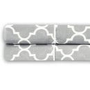 Meridian Percale Pillowcase Set (Pair)-Royal Tradition-Standard Pillowcases Pair-Gray & White-Egyptian Linens