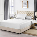 Flex Top California King Fitted Sheet Only- Solid 608 Thread Count-Royal Tradition-White-Egyptian Linens