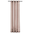 Abri Grommet Crushed Sheer Window Treatment (Single)-Royal Tradition-50 x 96" Panel-Mauve-Egyptian Linens