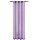 Abri Grommet Crushed Sheer Window Treatment (Single)-Royal Tradition-50 x 63" Panel-Lavender-Egyptian Linens