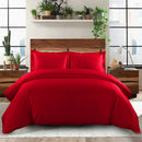 Brighthappystore Solid Duvet Cover Set - 600 Thread Count