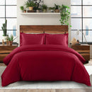 Brighthappystore Solid Duvet Cover Set - 600 Thread Count