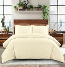 Brighthappystore Solid Duvet Cover Set - 600 Thread Count