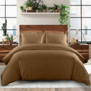 Brighthappystore Solid Duvet Cover Set - 600 Thread Count