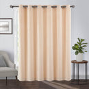 Heavyweight Wide (Width 84-Inches) Velvet Curtains Grommet Top (Single)