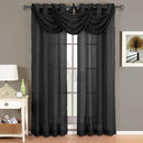 Abri Grommet Crushed Sheer Window Treatment (Single)-Royal Tradition-Egyptian Linens