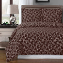 Duvet Cover Set - Eva-Royal Tradition-Full/Queen-Chocolate/White-Egyptian Linens