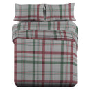 Split King Adjustable Sheet Set Heavyweight Printed Flannel Sheet Sets