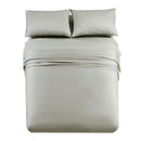 Flex King ( Top Split King) Sheet Set - Eucalyptus 600TC Tencel Lyocell-Abripedic-Gray-Egyptian Linens