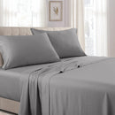 Split Queen Bed Sheet Set - Solid 340 Thread Count