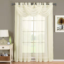 Abri Grommet Crushed Sheer Window Treatment (Single)-Royal Tradition-Egyptian Linens