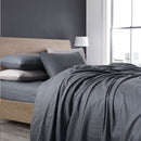 Pre-Washed Belgian Flax Linen Cotton Pillowcases (Pair)