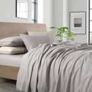 Pre-Washed Belgian Flax Linen Cotton Pillowcases (Pair)