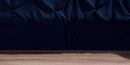 Navy Oxford Double Needle Luxury Soft Pinch Pleated Comforter Set-Royal Tradition-Egyptian Linens