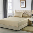 Flex King Fitted Sheet Only - Eucalyptus 600 Thread Count-Abripedic-Taupe-Egyptian Linens