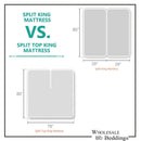 Top Split Flex King Fitted Sheet Only - Solid 340 Thread Count-Royal Tradition-Egyptian Linens