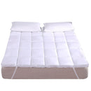 Top Split King ( Flex King ) 2 Inch Thick Mattress Topper 100% Cotton Shell-Abripedic-Egyptian Linens