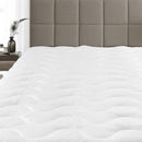 Waterproof Lyocell from Eucalyptus Tencel Jacquard Mattress Pad-Royal Tradition-Egyptian Linens