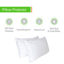 Waterproof Pillow Protector 3M Stain Release And TPU Laminated-Royal Tradition-Egyptian Linens