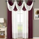 Abri Grommet Crushed Sheer Window Treatment (Single)-Royal Tradition-Egyptian Linens