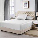 Flex King Fitted Sheet Only - Eucalyptus 600 Thread Count-Abripedic-White-Egyptian Linens