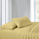 Split Adjustable Dual King Sheet Set - Striped 300 Thread count