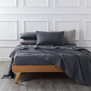 Pre-Washed Belgian Flax Linen Cotton Sheet Set