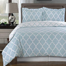 Duvet Cover Set - Meridian-Royal Tradition-Twin/Twin XL-Blue/White-Egyptian Linens