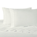 Sheet Set - Striped 600 Thread Count-Royal Tradition-Twin XL-White-Egyptian Linens