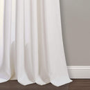 Weeping Flowers Room Darkening Curtain Panel Pair - 84 Inches Long - Yellow/Grey-Royal Tradition-Egyptian Linens